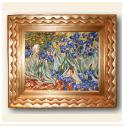Nr. 666 Petit Point Bild "Van Gogh - Iris"